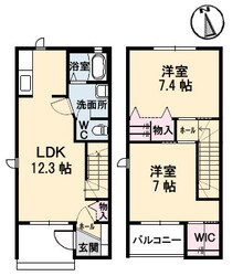 シャーメゾン和気の物件間取画像